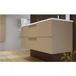 Alsó szekrény, Tboss Carvea 120 2F fekete fogantyúval