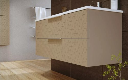 Alsó szekrény, Tboss Carvea 120 2F fekete fogantyúval