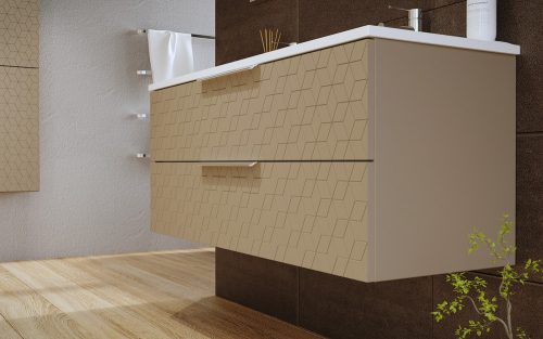Alsó szekrény, Tboss Carvea 120 2F arany fogantyúval