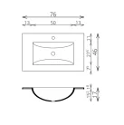 Alsó szekrény, Tboss Finix 75 króm fogantyúval