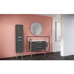 Alsó szekrény, Tboss Finix 120 2F fekete fogantyúval