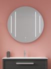 Fürdőszoba tükör, Tboss Floating Mirror Aton 80 cm