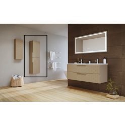   Fali szekrény, Tboss Carvea F140 2A kiegészítőszekrény, jobbos, króm fogantyúval