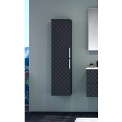   Fali szekrény, Tboss Quarto F140 2A kiegészítőszekrény, balos, króm fogantyúval