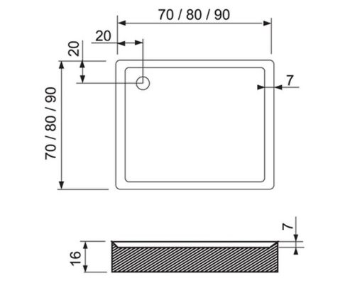 Zuhanykabin, West WST13 80x80x190 zuhanytálcával