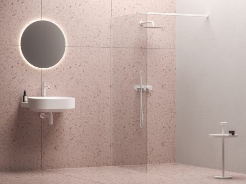 Walk-in, Ravak Walk In Wall-100 200 Fehér matt W-szettel GW9WA0E0SZ1