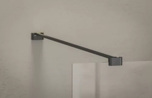 Walk-in, Ravak Walk In Wall Air-110 Fekete +Transparent, merevítővel GW9WD0300Z1C