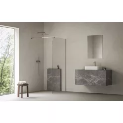   Walk-in, Ravak Walk In Wall Air-90 krómhatású +Transparent, merevítővel GW9W70C00Z1C