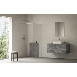   Walk-in, Ravak Walk In Wall Air-100 krómhatású +Transparent, merevítővel GW9WA0C00Z1C