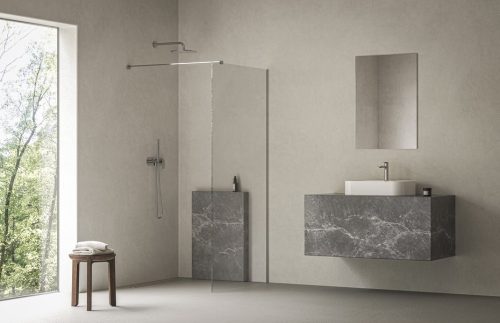 Walk-in, Ravak Walk In Wall Air-100 krómhatású +Transparent, merevítővel GW9WA0C00Z1C