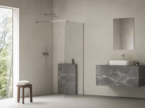 Walk-in, Ravak Walk In Wall Air-100 krómhatású +Transparent, merevítővel GW9WA0C00Z1C