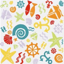   Dekorlap, Zalakerámia CARNEVAL fényes dekor BOTOND F-23001 19,8x19,8