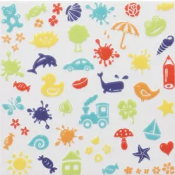   Dekorlap, Zalakerámia CARNEVAL fényes dekor FLORA F-23001 19,8x19,8