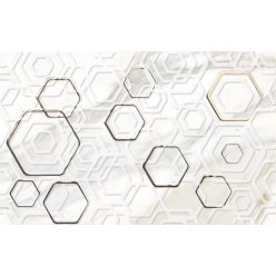   Dekorlap, Zalakerámia CALACATTA ORO fényes dekor 2642-0490 25x40