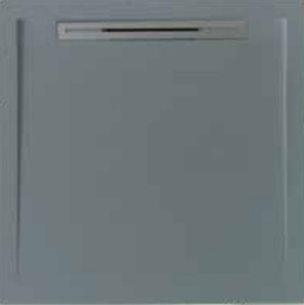 Zuhanytálca, West Freya 80x80 cm, gris