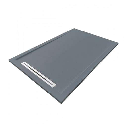 Zuhanytálca, West Freya 90x90 cm, gris