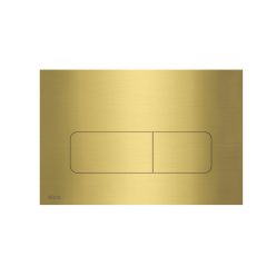   Öblítőtartály nyomólap, Alca nyomólap, falsík alatti szerelési rendszerhez, sárgaréz MOON-BRASS