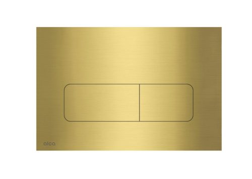 Öblítőtartály nyomólap, Alca nyomólap, falsík alatti szerelési rendszerhez, sárgaréz MOON-BRASS