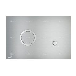   Öblítőtartály nyomólap, Alca nyomólap, kettős, takarékos, fém-fényes/fél fényes STING-INOX