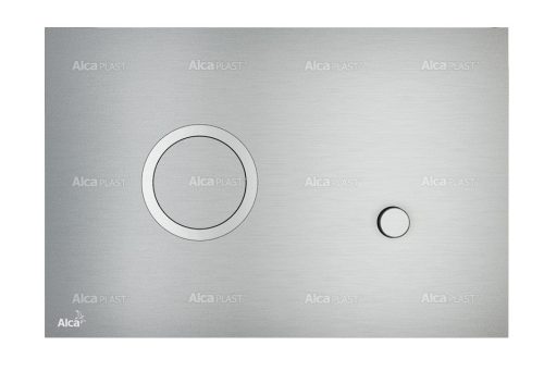 Öblítőtartály nyomólap, Alca nyomólap, kettős, takarékos, fém-fényes/fél fényes STING-INOX