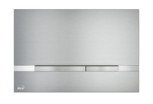 Öblítőtartály nyomólap, Alca nyomólap króm STRIPE-INOX