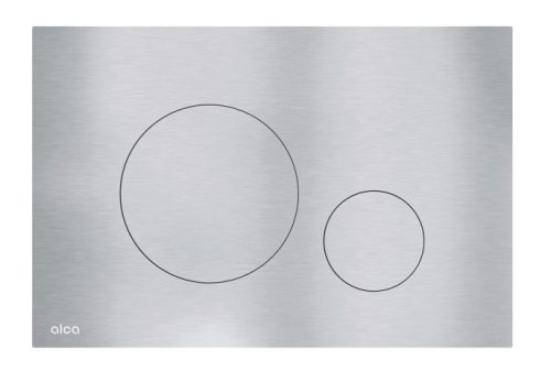 Öblítőtartály nyomólap, Alca nyomólap króm TURN-INOX