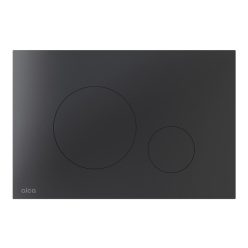   Öblítőtartály nyomólap, Alca nyomólap kettős működés, takarékos, fekete TURN-BLACK