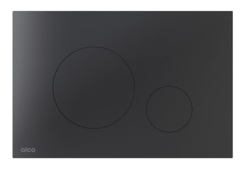 Öblítőtartály nyomólap, Alca nyomólap kettős működés, takarékos, fekete TURN-BLACK
