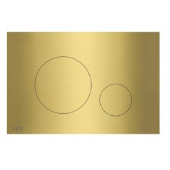   Öblítőtartály nyomólap, Alca nyomólap kettős működés, takarékos, sárgaréz TURN-BRASS