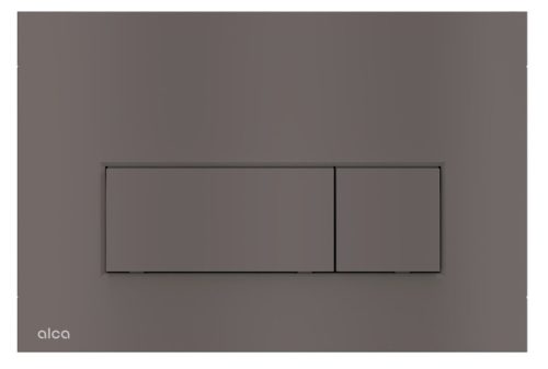 Öblítőtartály nyomólap, Alca nyomólap Thin, kettős működésű, gun metal-matt M57-GM-M