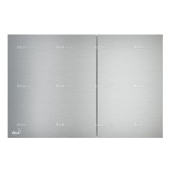   Öblítőtartály nyomólap, Alca kettős működésű, takarékos, fém-matt AIR