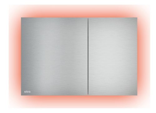 Öblítőtartály nyomólap, Alca nyomólap hattérvilágítással, előtétfalas rendszerhez, egyszínű AIR L