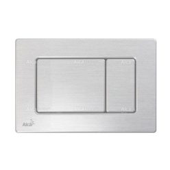   Öblítőtartály nyomólap, Alca nyomólap, vandálbiztos, króm fényes, nagy szögletes M279