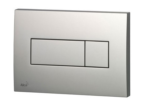 Öblítőtartály nyomólap, Alca kettős működésű, takarékos, króm fényes M371