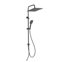   Zuhanyszett, Ferro Wizard Square Pro Black NP48-BL zuhanyszett, 3 funkciós, fekete