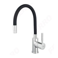   Mosogató csaptelep, Ferro ZUMBA konyhai csaptelep átfolyós vízmelegítőkhöz BZA4BLP