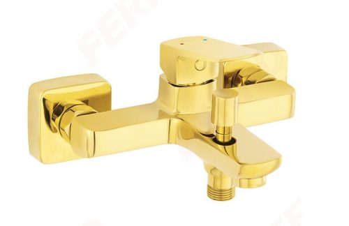 Kádtöltő csaptelep, Ferro Vitto Verdeline Gold BVI1VLG kádcsaptelep, arany