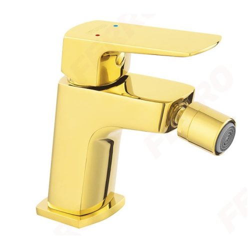Bidé csaptelep, Ferro Vitto Verdeline Gold BVI6VLG bidé csaptelep, arany
