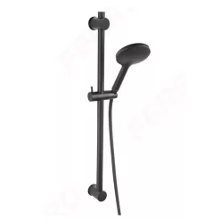   Zuhanyszett, Ferro Phila Black zuhanyszett, 1 funkciós, matt fekete N375BL-B