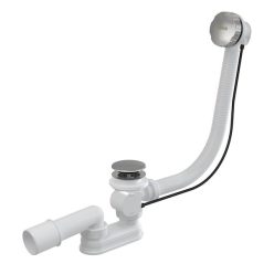   Le-és túlfolyó, Ravak Kád le/túlfolyószett 800 Bowdenes fehér X01847