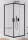 Zuhanykabin, Roltechnik New Trendy-Suvia Black 80x80, szögletes,zuhanytálcával ZS-0011/ZS-0039