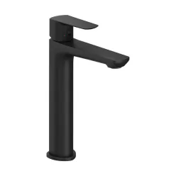   Mosdó csaptelep, Ravak LF 014.20BL Mosdócsaptelep 240 mm, lefolyó nélkül, fekete X070477