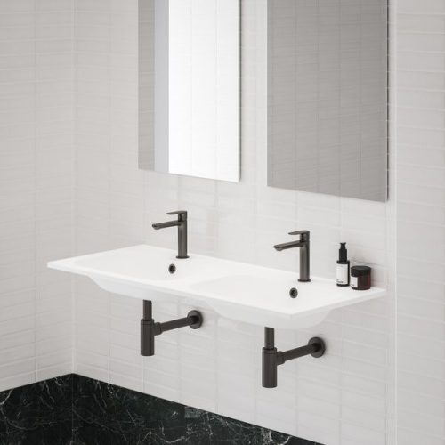 Mosdó szifon, Ravak Teleszkópos mosdószifon Graphite Brushed X01834