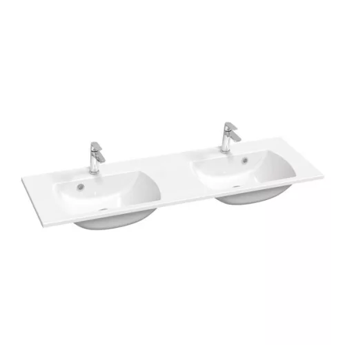 Mosdó, Ravak Dupla mosdó Classic Slim 1300 (fehér), furattal XJX01113001
