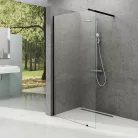 Walk-in, Ravak Walk In Wall-140 v.200 fekete+transparent GW9WM030SZ1