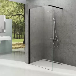   Walk-in, Ravak Walk In Wall-150 v.200 fekete+transparent GW9WP030SZ1