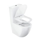 WC, Ravak Optima RimOff monoblokkos WC ülökével, fehér X01870