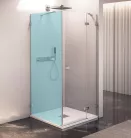 Zuhanyajtó, Sapho Polysan FORTIS EDGE nyílóajtó sarokbelépéshez, 120 cm, jobbos FL1212R