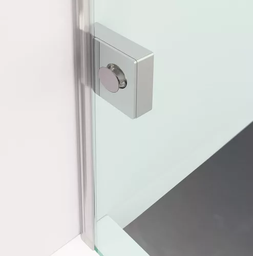 Zuhanyajtó, Sapho Polysan FORTIS EDGE nyílóajtó sarokbelépéshez, 120 cm, jobbos FL1212R