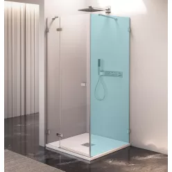   Zuhanyajtó, Sapho Polysan FORTIS EDGE nyílóajtó sarokbelépéshez, 90 cm, balos FL1290L
